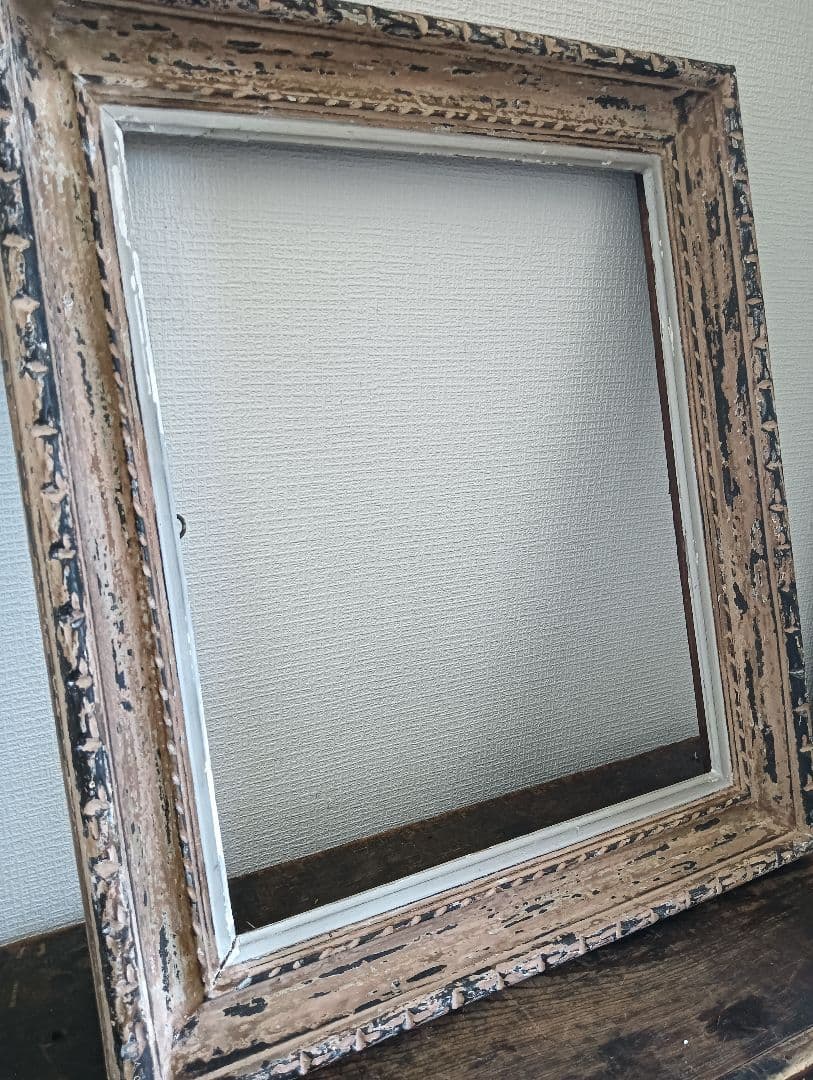 特大ビンテージ額縁　アンティーク額縁　油絵　水彩画