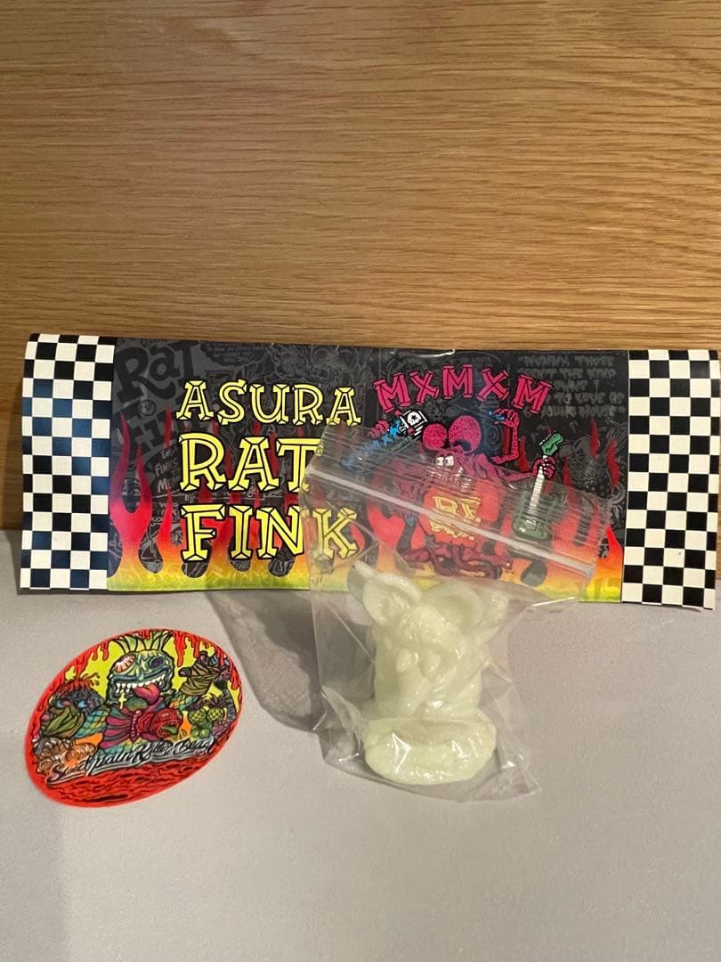 BlackBook Toy Asura Rat Fink ラットフィンク 蓄光