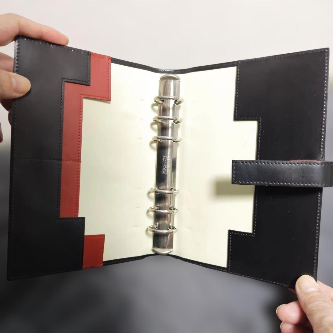 アーロン・アーヴィン　システム手帳カバー　バイブルサイズ　6穴