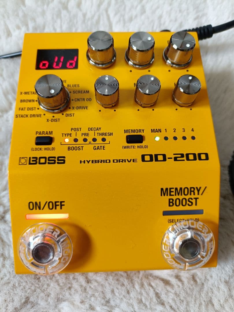ギター BOSS OD-200 HYBRID DRIVE+POWER SUPPLY