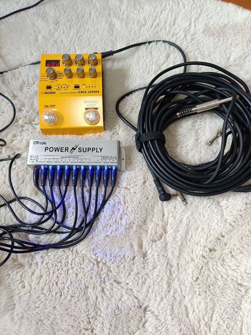 ギター BOSS OD-200 HYBRID DRIVE+POWER SUPPLY