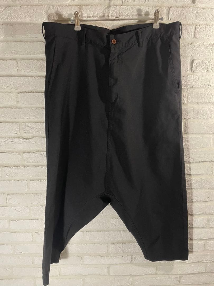 COMME des GARÇONS HOMME PLUS ブラックサルエルパンツ