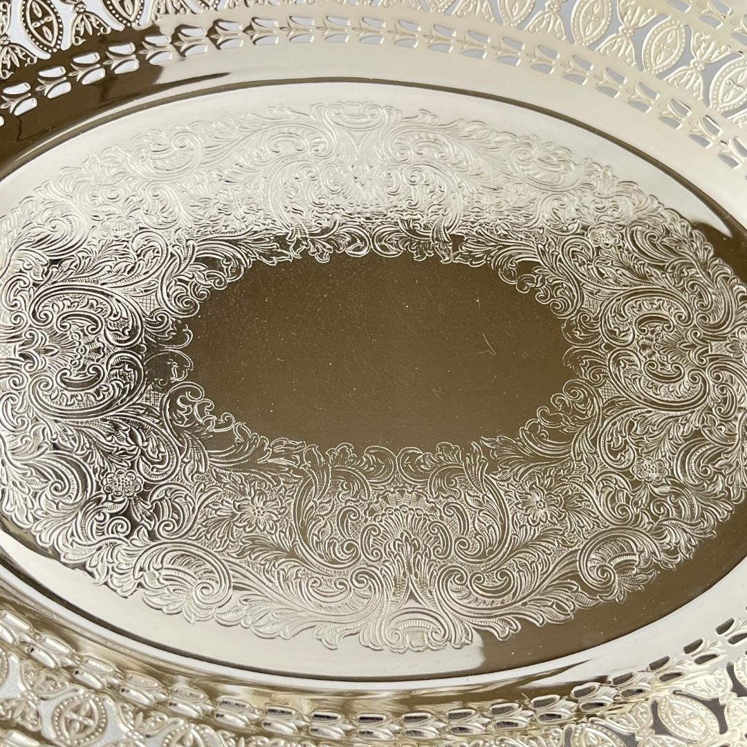 【Barker & Ellis】素晴らしいチェイシングのフルーツトレー