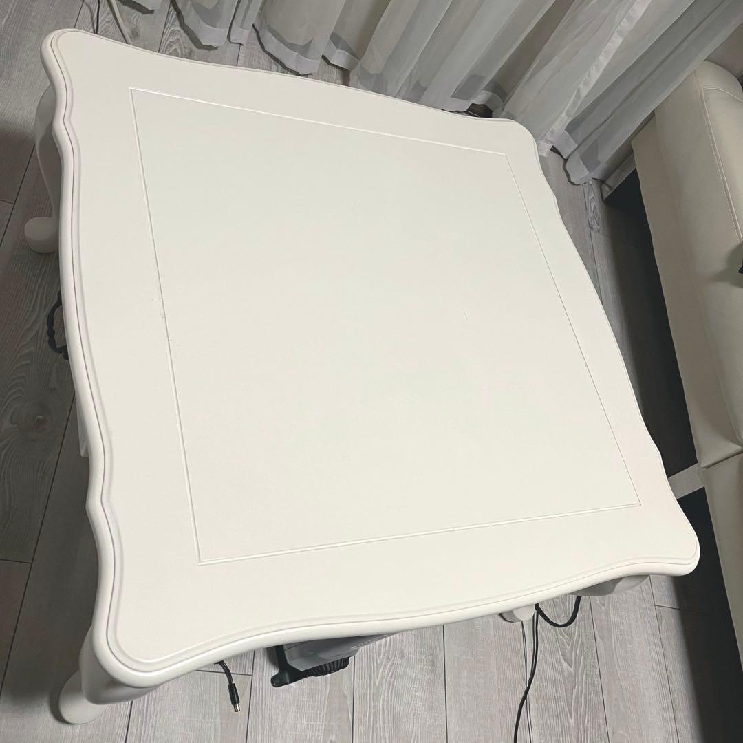 美品 アンティーク 猫脚 こたつテーブル