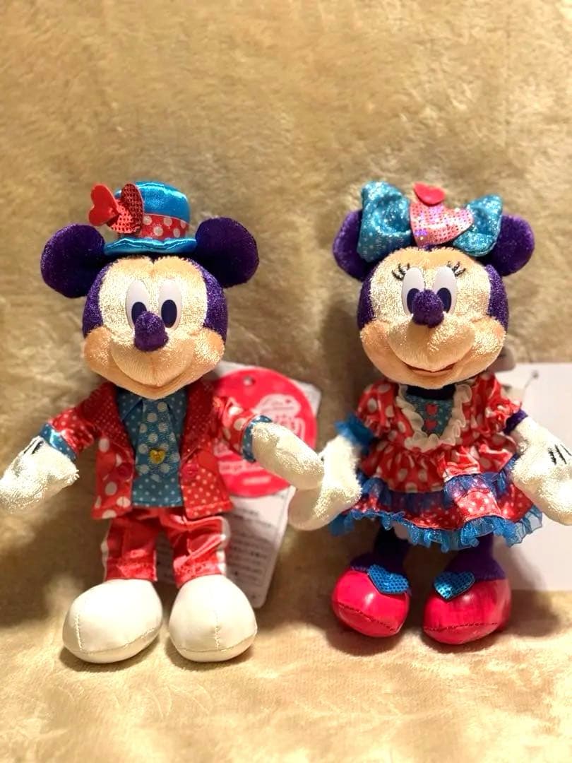ミニー ファンダーランド ぬいぐるみバッジ ぬいば パルパルーザ　ミニーミッキー