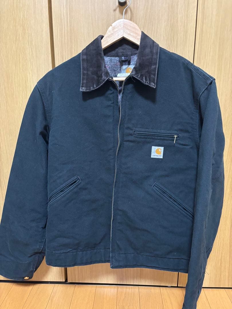 カーハートデトロイトジャケット BLKブラック