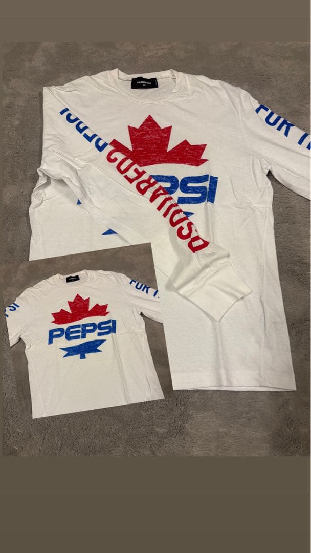 DSQUARED2 × PEPSIカプセルコレクションロングスリーブTシャツ‼️