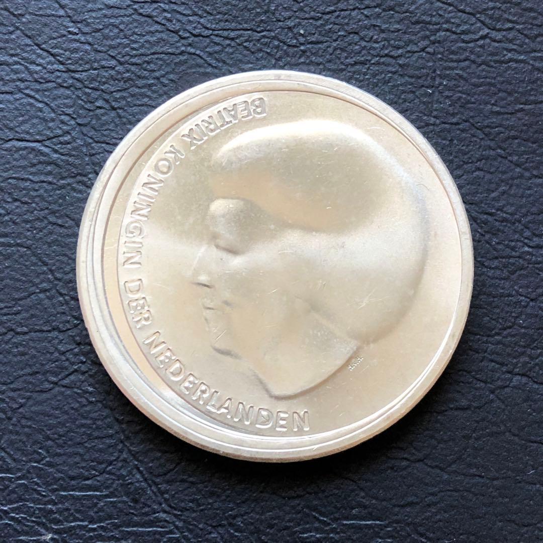 2651【オランダ・希少銀貨】2002年10ユーロ　銀貨　古銭