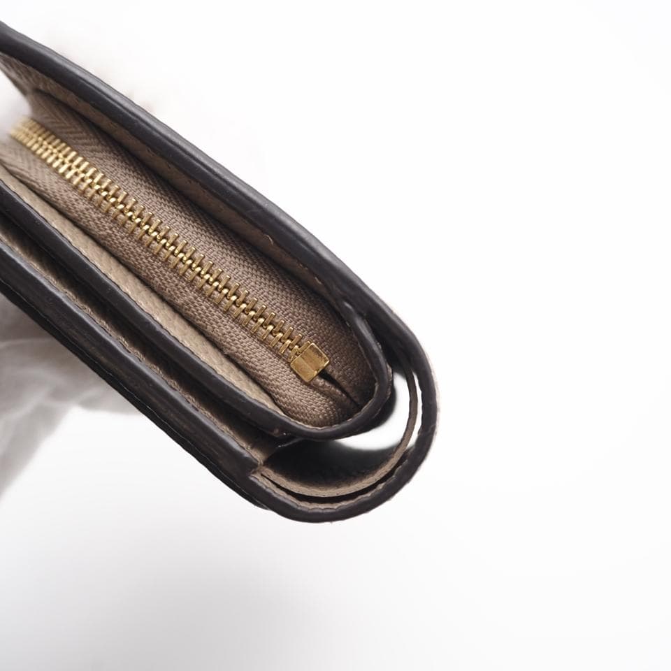 LOUIS VUITTON 二つ折り財布 バイカラー ポルトフォイユ クレア 美