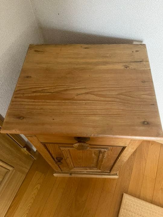 最終価格です。電話台　オールドパイン　アンティーク　チェスト