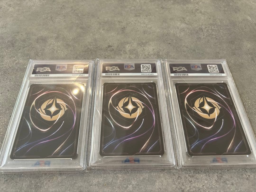 3連番　ディズニーロルカナ日本語版 2024 ミッキー【PSA10】