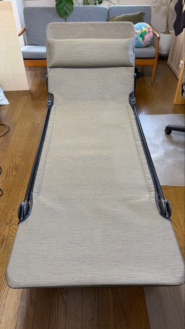 【NY】Lafuma 折りたたみベッド グレー