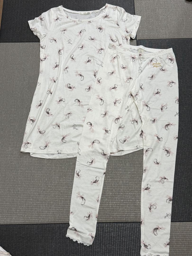 ジェラートピケ ルームウェア8点セット