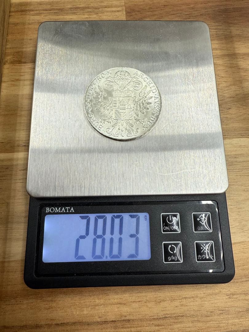 【⭐️美しいデザイン❣️銀貨⭐️】オーストリア 1780年 マリア・テレジア銀貨