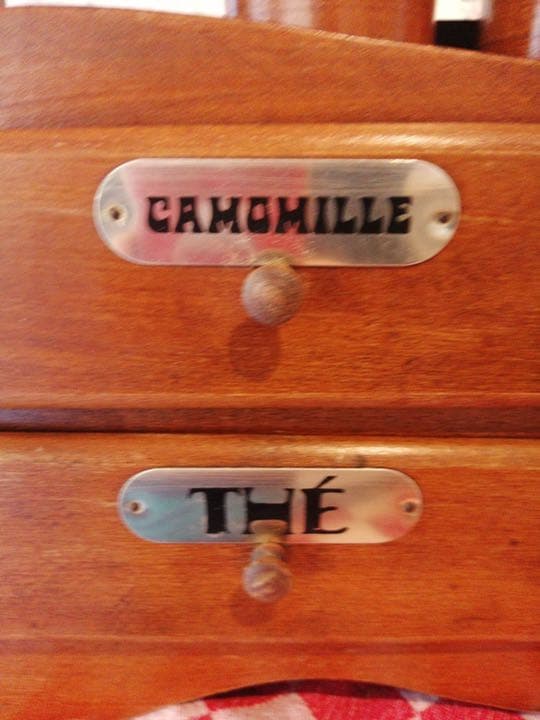 1960年代 木製スパイス・ハーブラック フランスヴィンテージ