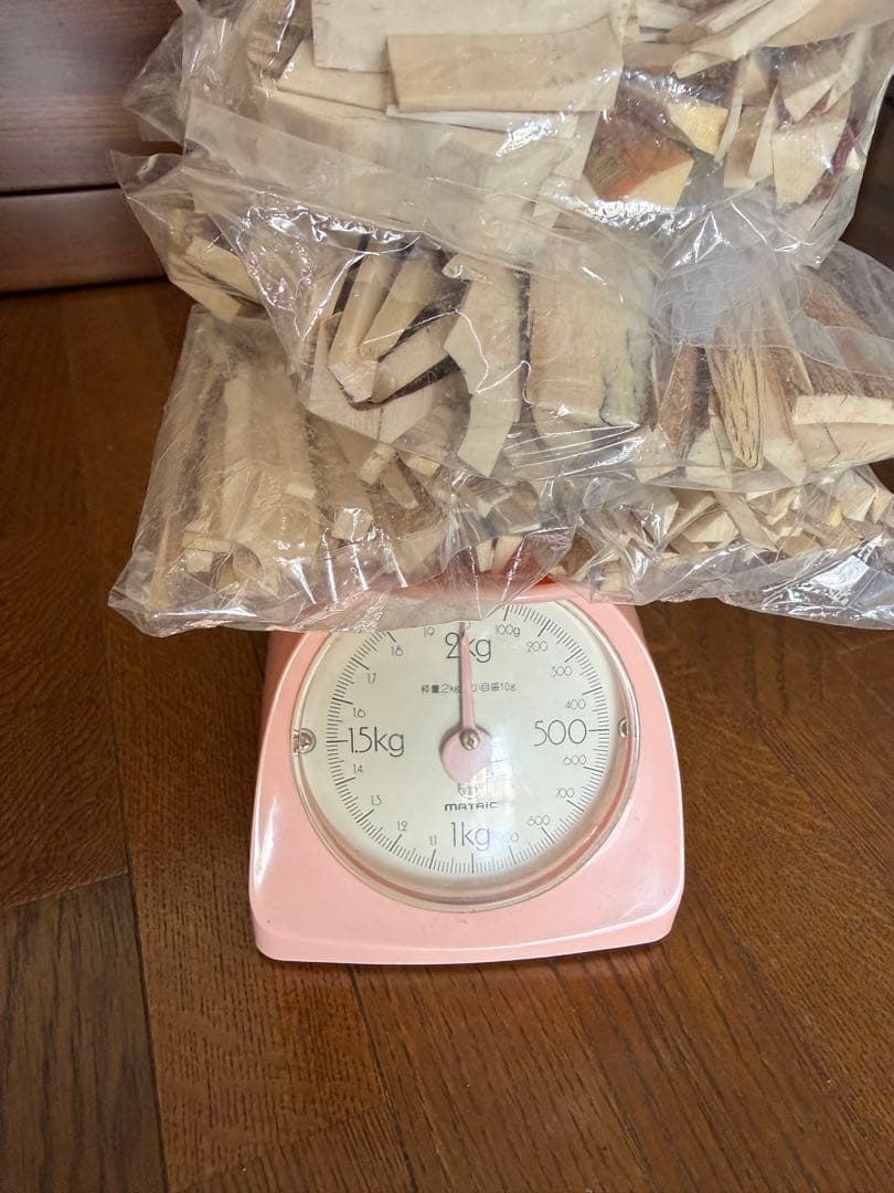 天然素材 白材 マンモス 重量2.0kg 加工用素材用 中古品 。