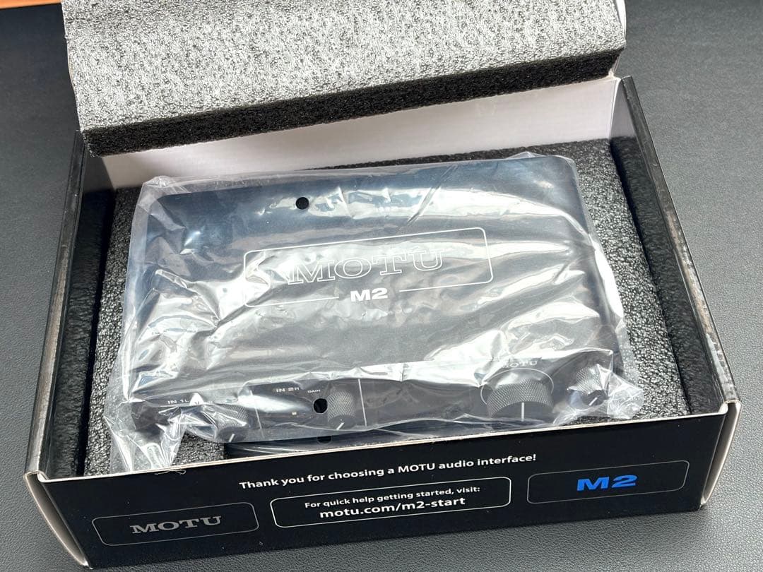 【極美品】MOTU M2 2in 2out USBオーディオインターフェース