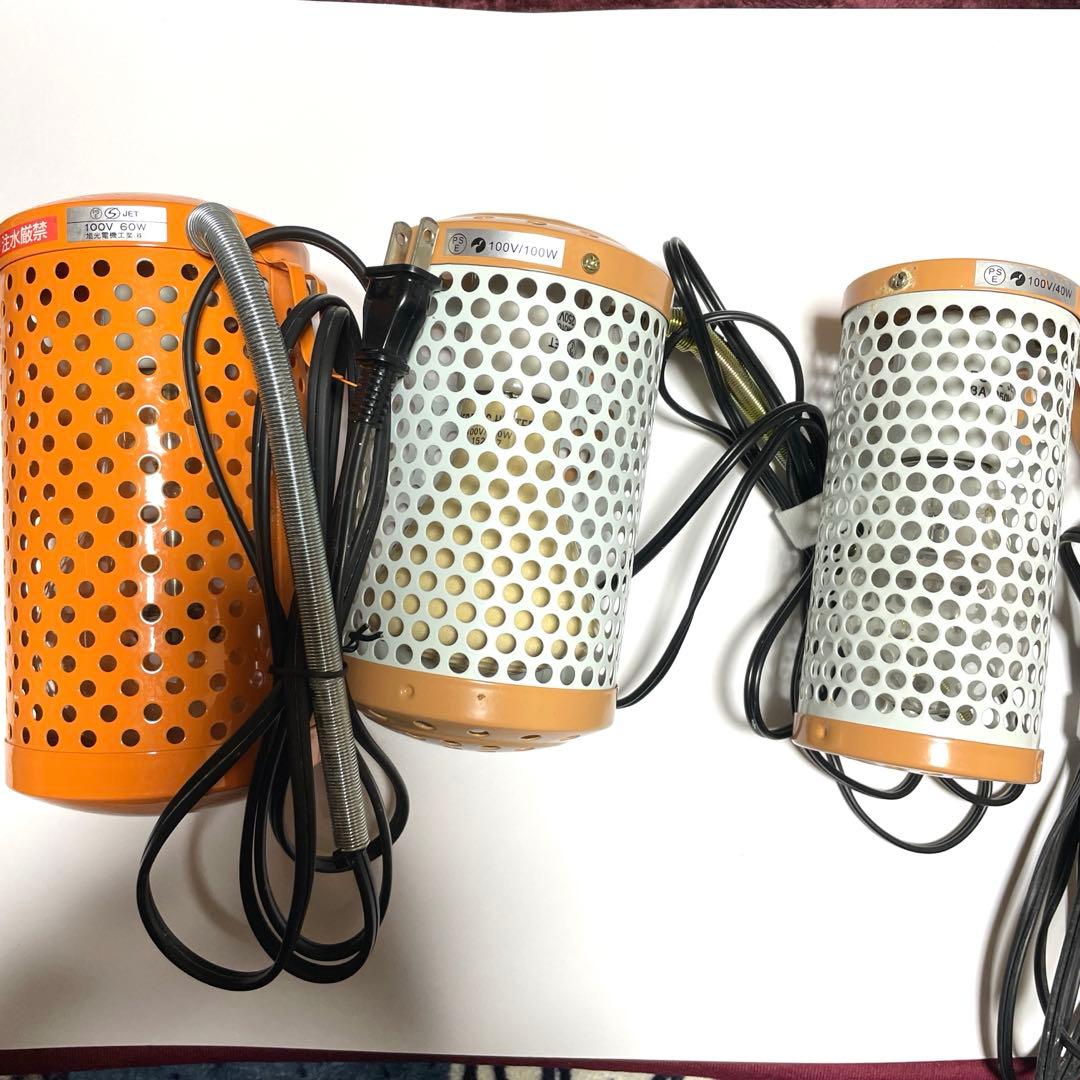 セラミックヒーター　3点セット　小動物　小鳥　爬虫類　インコ　マルカン