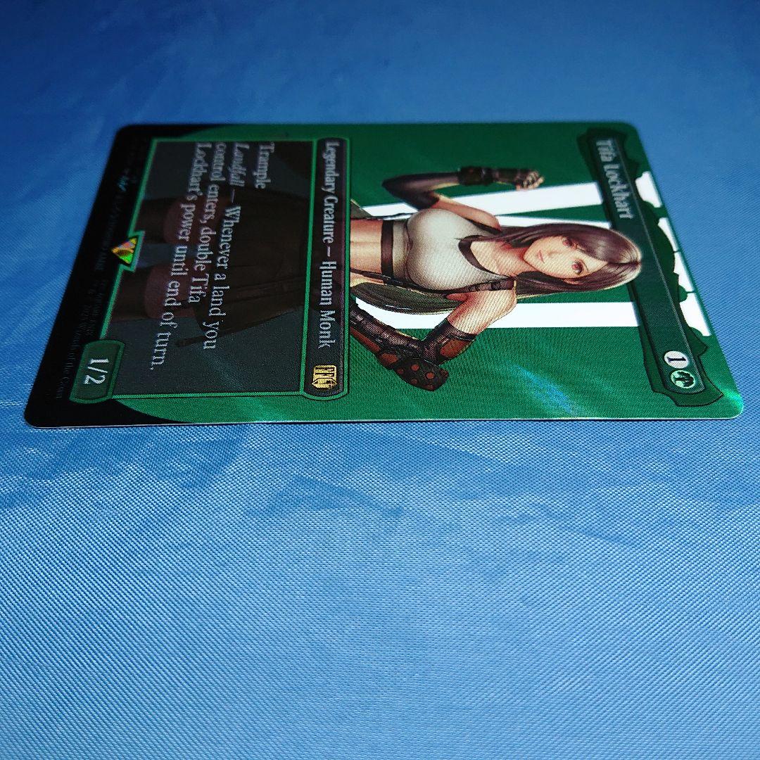 英語版 MTG FF ティファ ボーダーレス サージフォイル