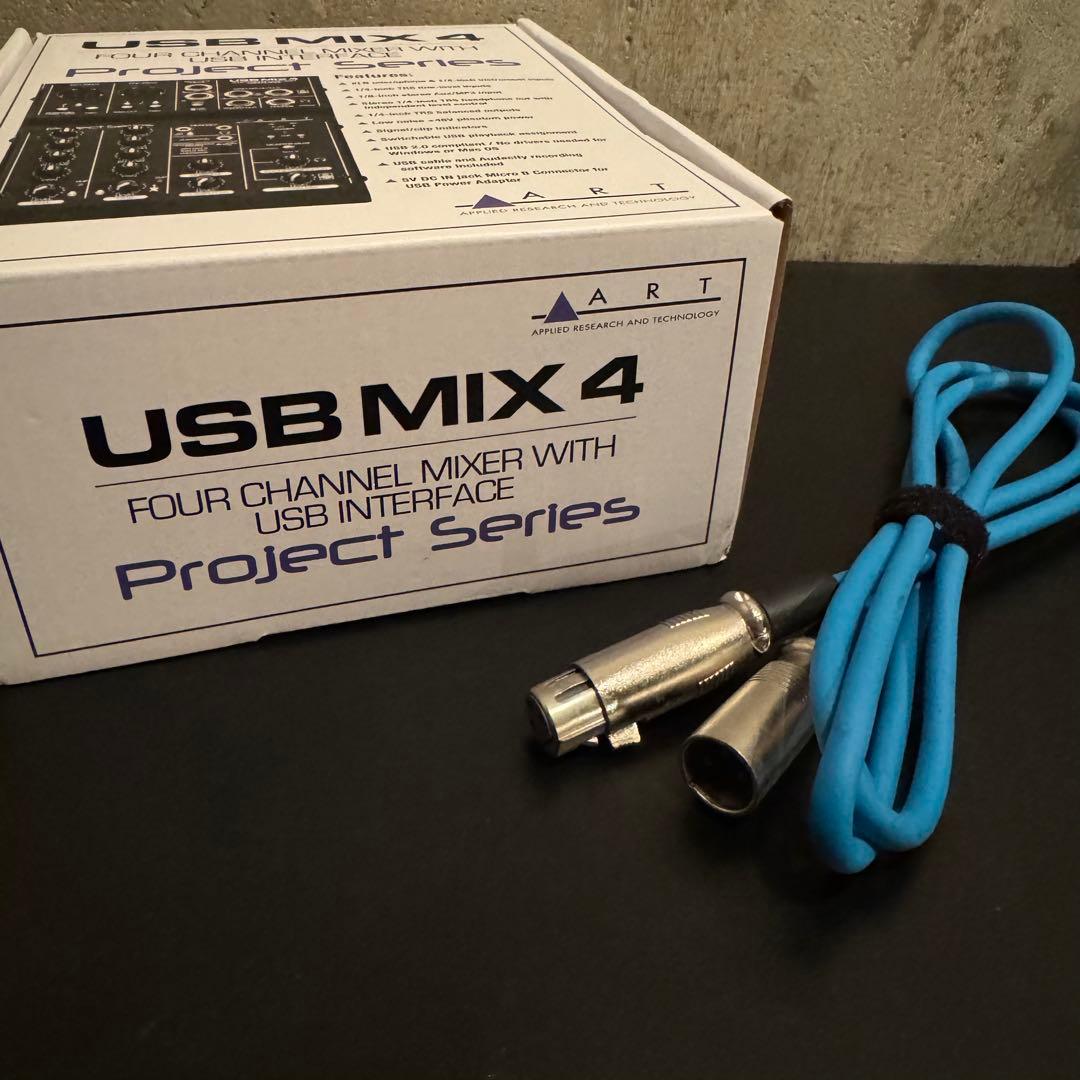USB MIX 4 アナログミキサー オーディオインターフェース