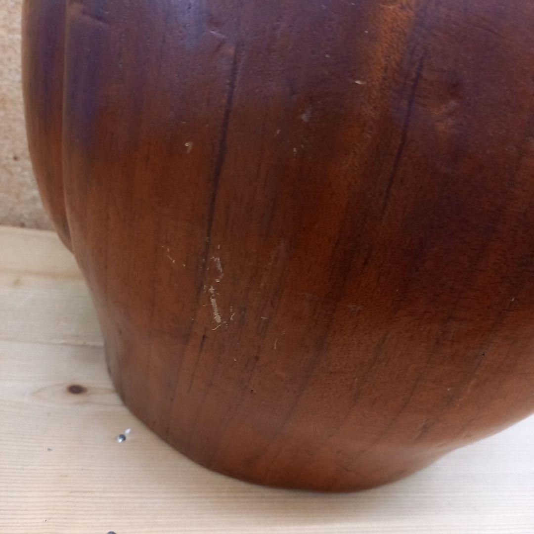 木製 福の神 彫刻　大黒　置物　縁起物　木彫り