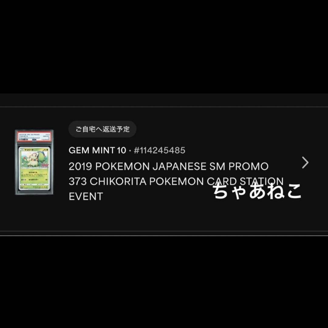 PSA10＊チコリータ ポケモンカードステーション プロモ 世界39枚 希少