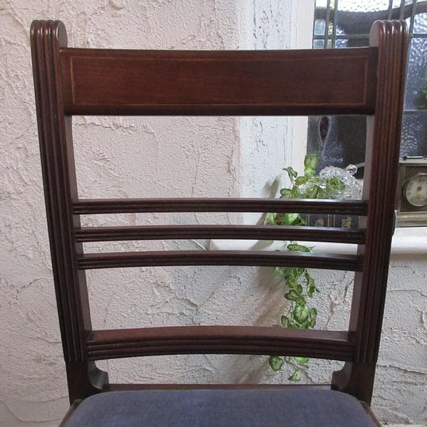 イギリス アンティーク 家具 ダイニングチェア マホガニー 英国 4186e