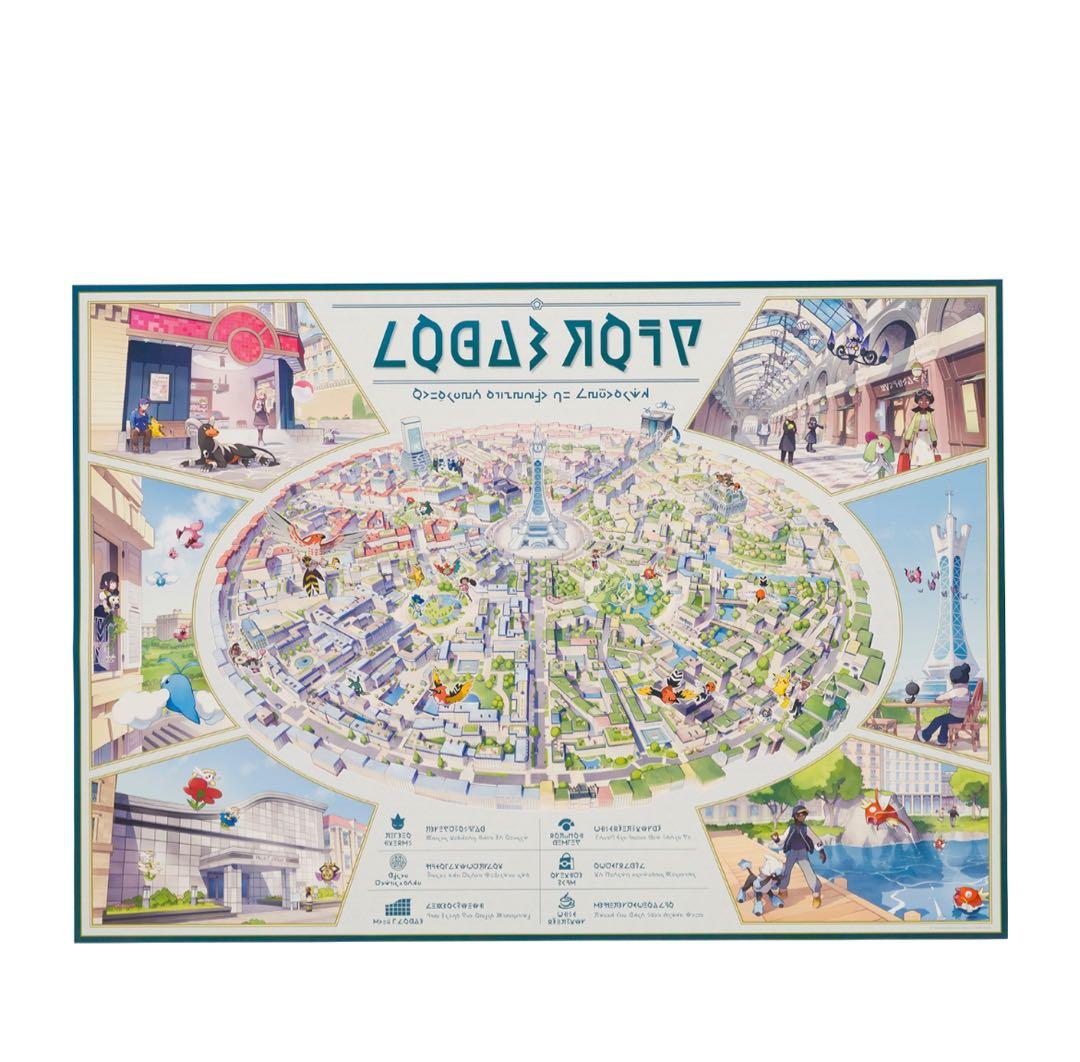 ポスター　ポストカード Pokémon LEGENDS Z-A マップ