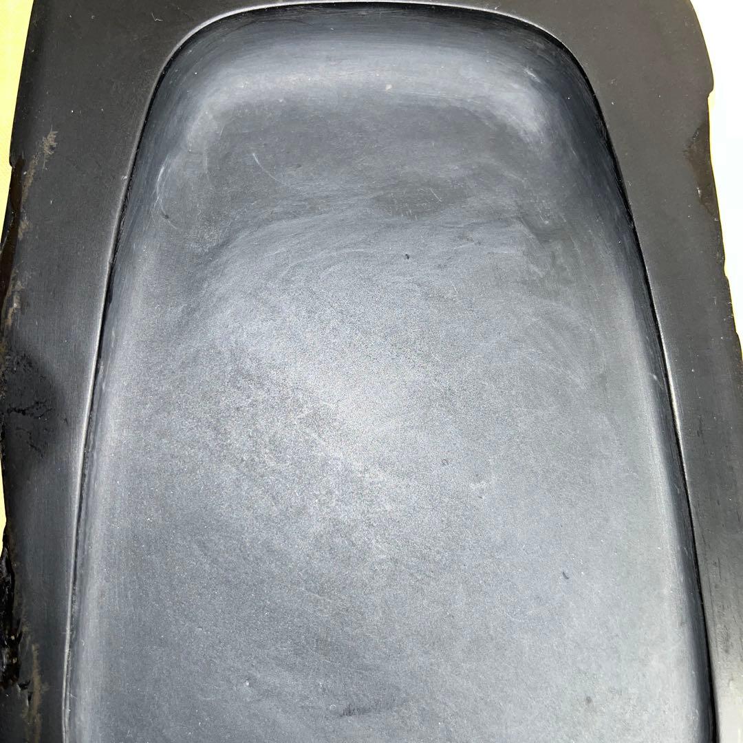 ⭕️雨畑硯　芳龍硯　芳龍閣硯舖　未使用に近い美品　自然硯　石紋綺麗　小四六寸