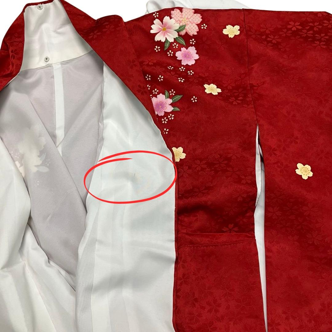 ≪お得品≫ 振袖セット 成人式 正絹 高級 古典柄 赤 S*117 ●