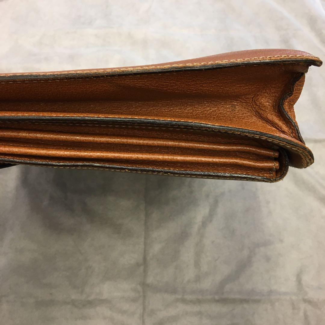 GUCCI グッチ 015 1434 レザー ビジネスバッグ メンズ