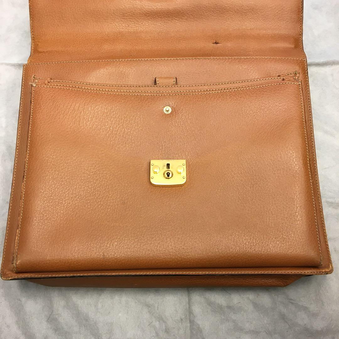 GUCCI グッチ 015 1434 レザー ビジネスバッグ メンズ
