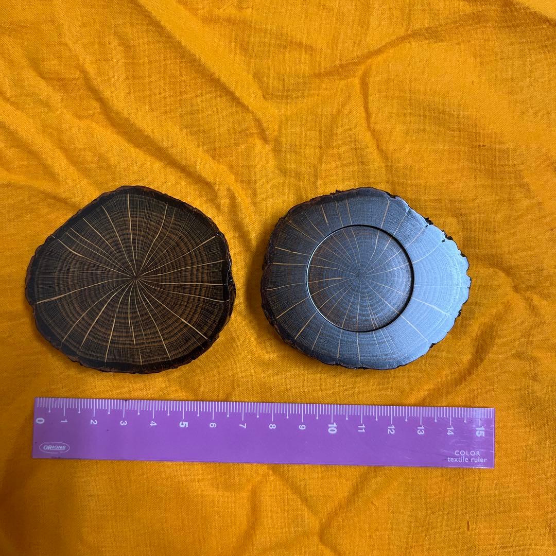 蔦、皮付き、香合