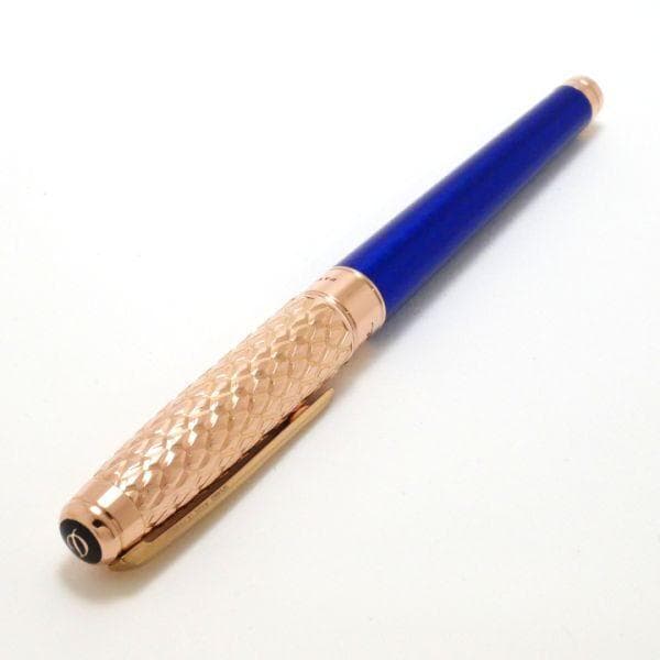 デュポン S.T.Dupont 420030L ドラゴンギヨシェ ブルー 万年筆