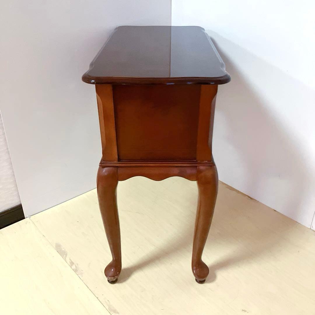 Cherry Queen Anne 猫脚　コンソール　テーブル　サイドテーブル