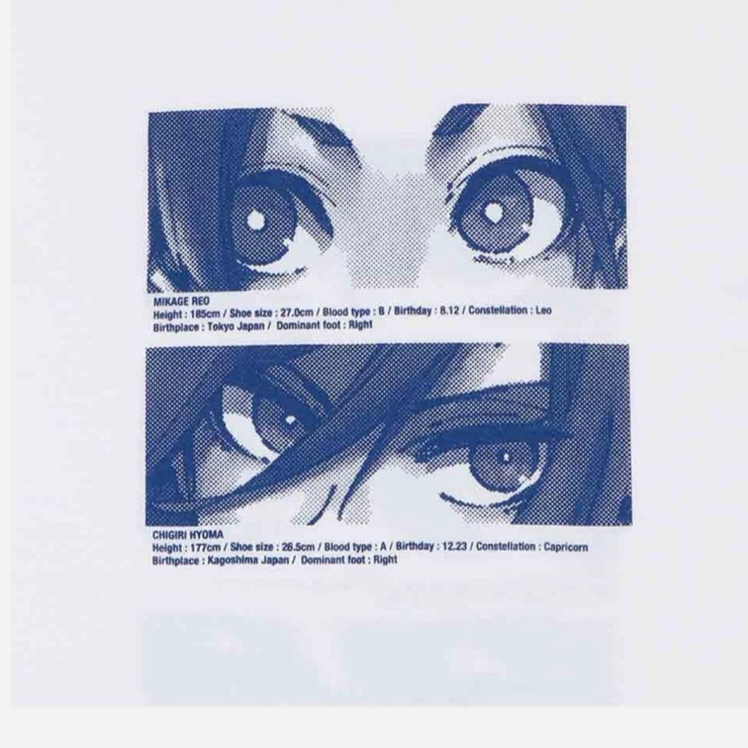 ブルーロック　伊勢丹　CHARACTER EYES Tシャツ　潔　凛　凪　玲王