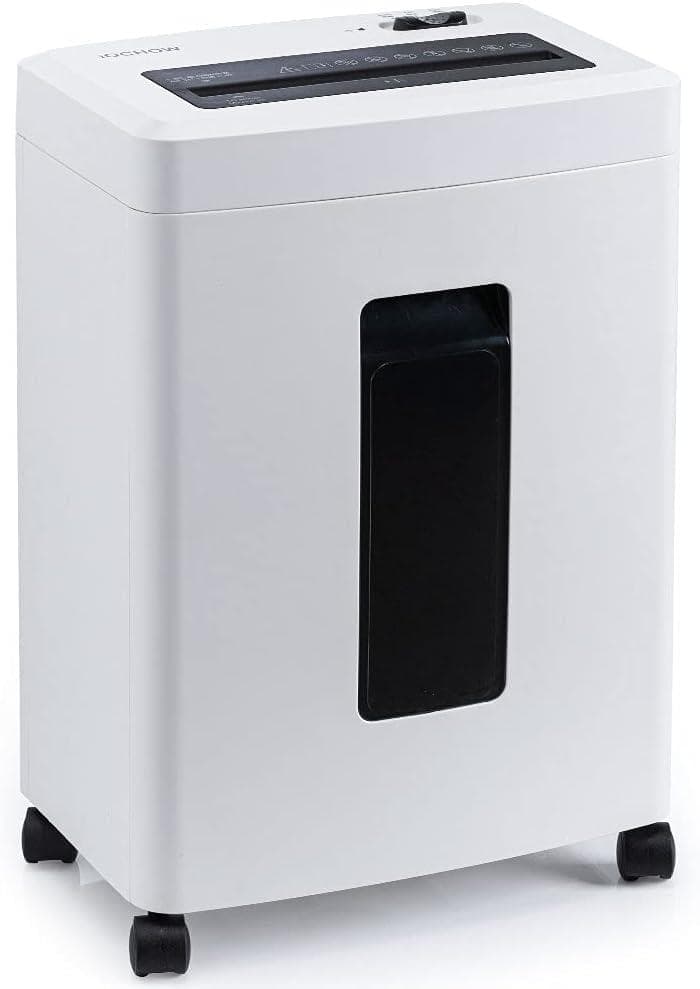 iOCHOW シュレッダー 電動 マイクロクロスカット 4×10mm 18L