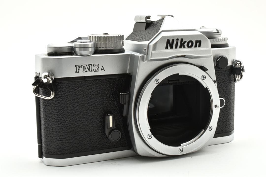 美品 ニコン FM3A 一眼レフフィルムカメラボディ シルバー Nikon