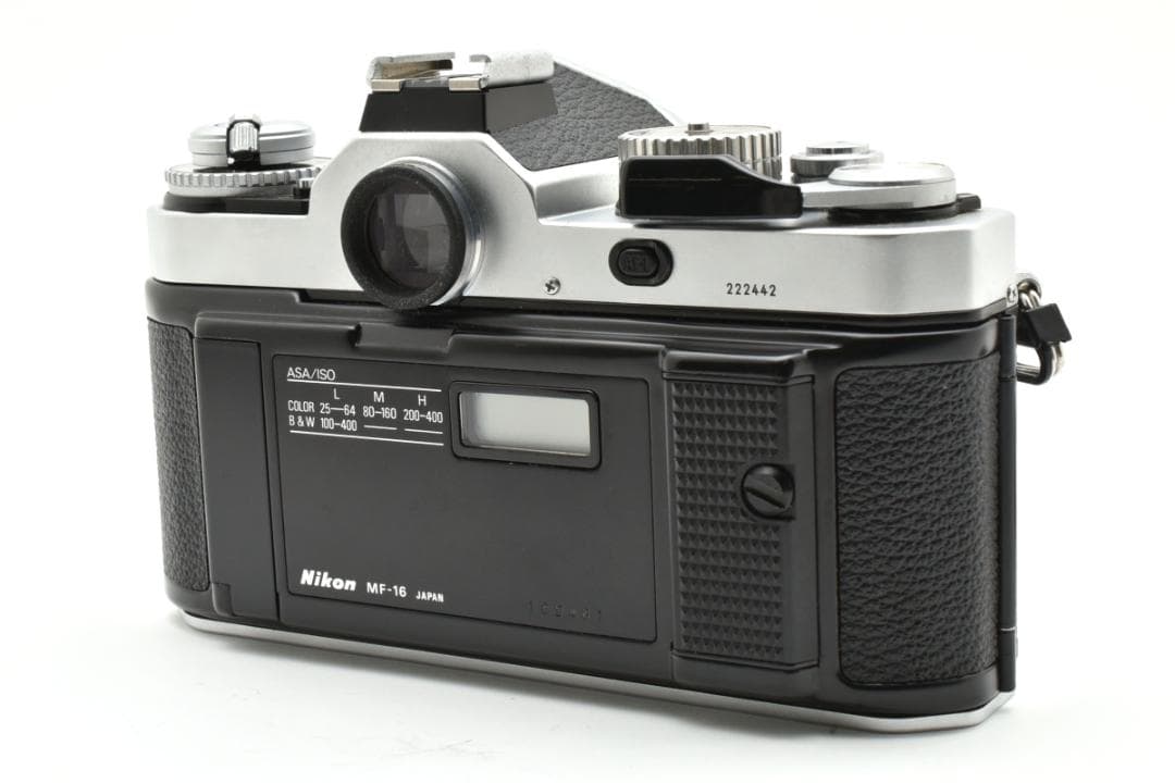 美品 ニコン FM3A 一眼レフフィルムカメラボディ シルバー Nikon