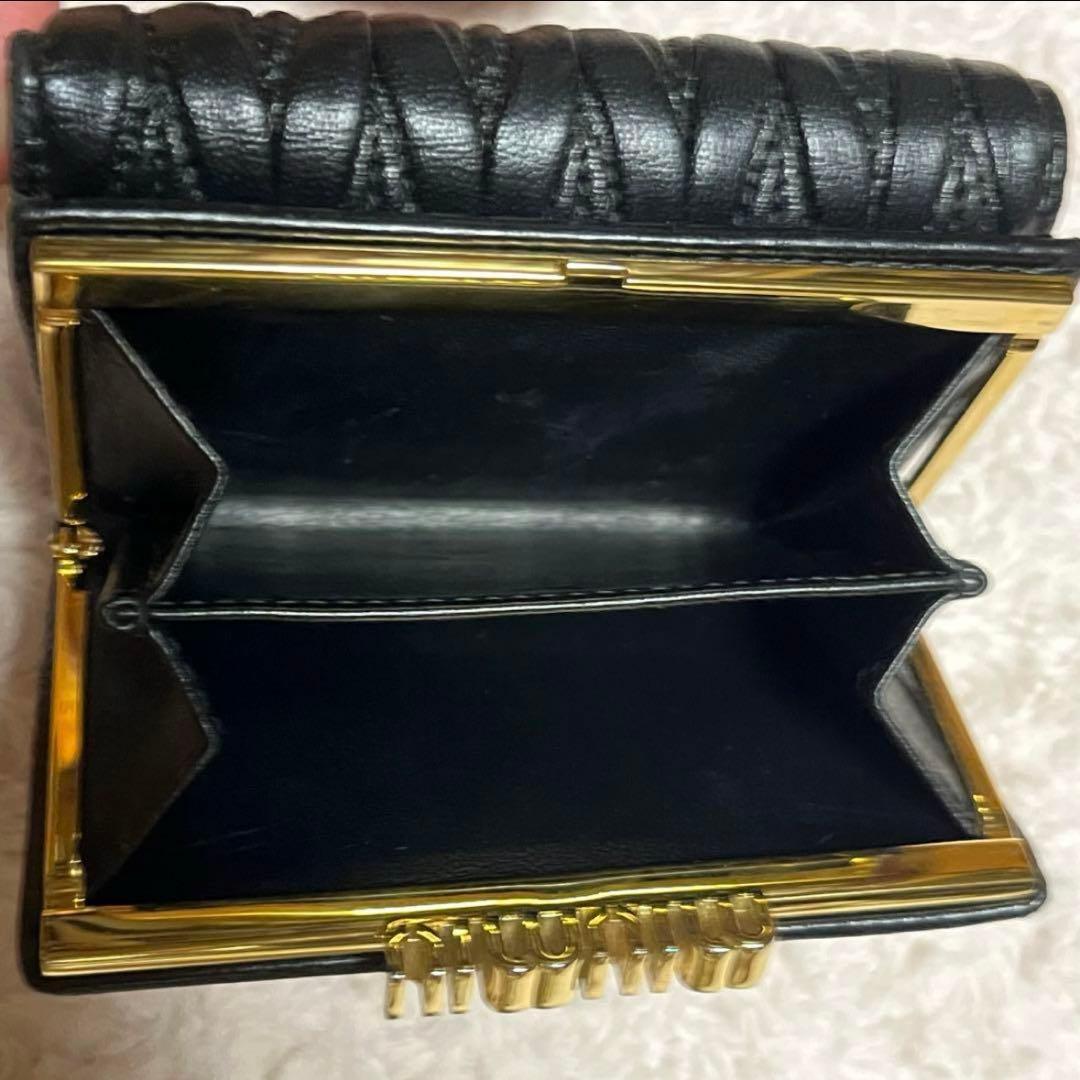 miu miu 三つ折り財布 マテラッセ