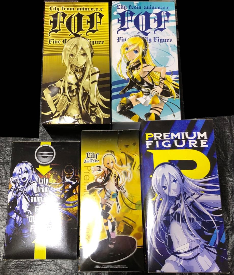 5点セット Lily リリィ プレミアム フィギュア ボカロ プロセカ 美少女