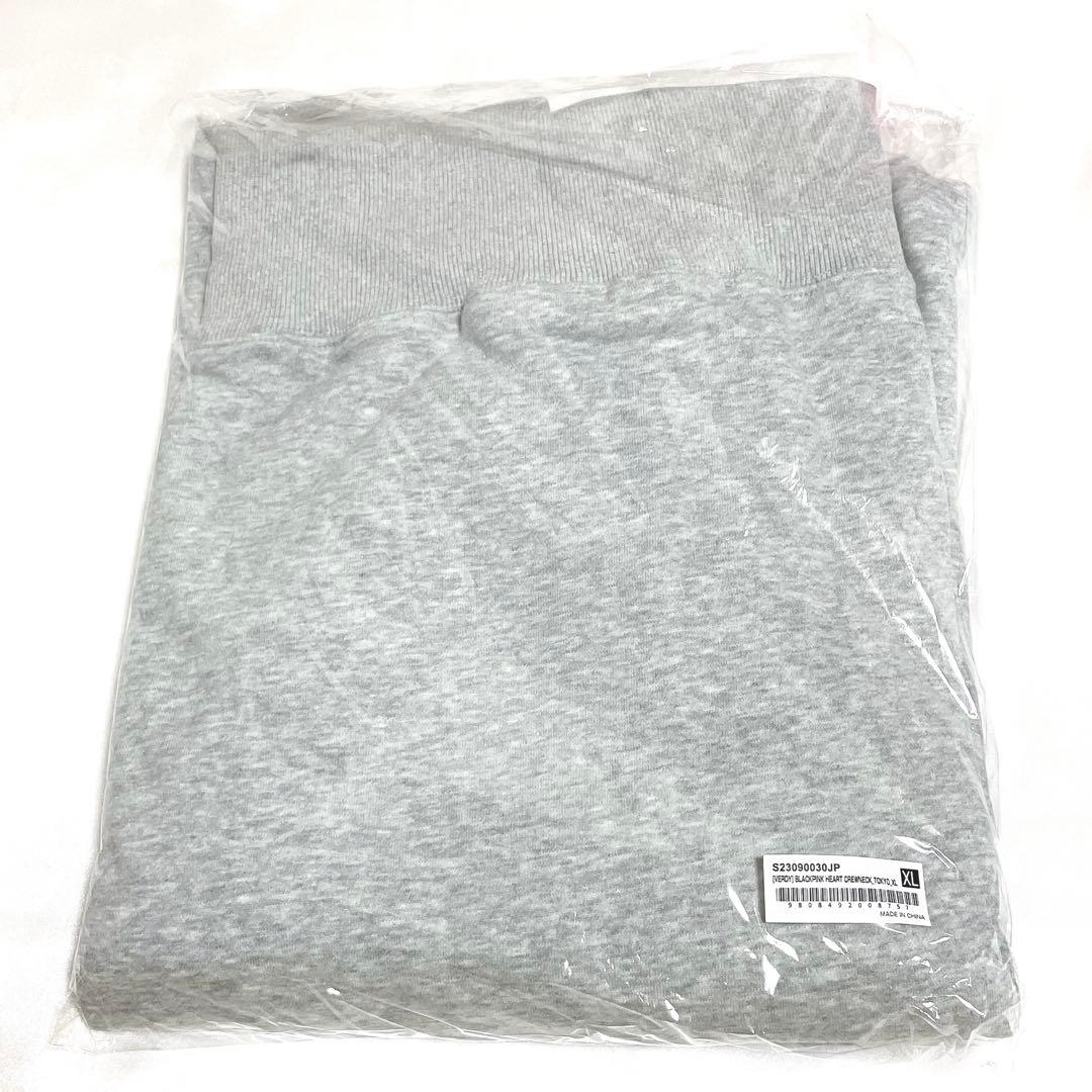 black pink verdy pop up スウェット クルーネック XL