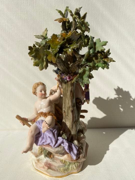 超貴重マイセンMeissen フィギュリン　矢を研ぐ天使たち