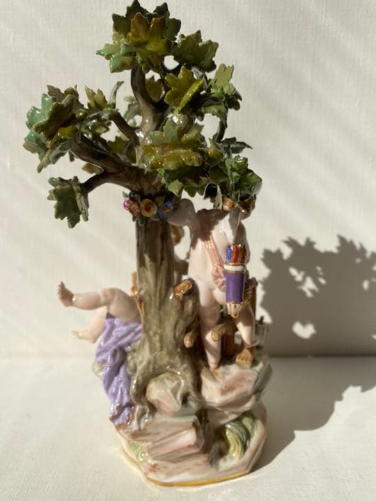 超貴重マイセンMeissen フィギュリン　矢を研ぐ天使たち