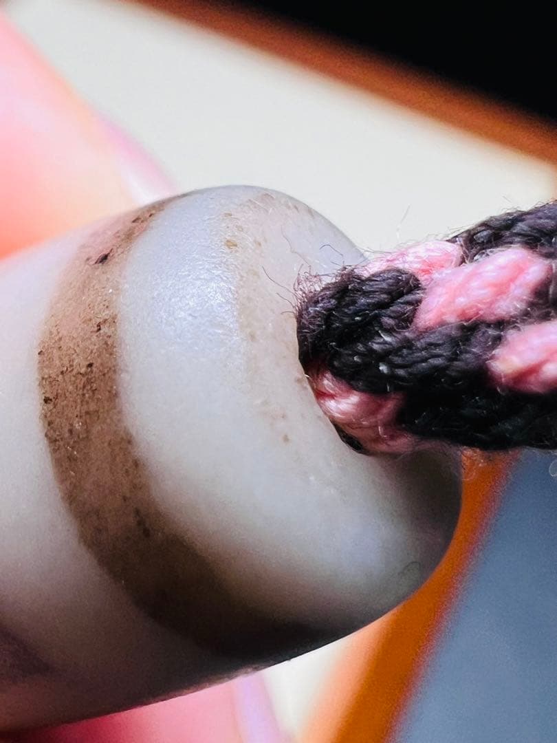 文玩堂：折線九眼天珠