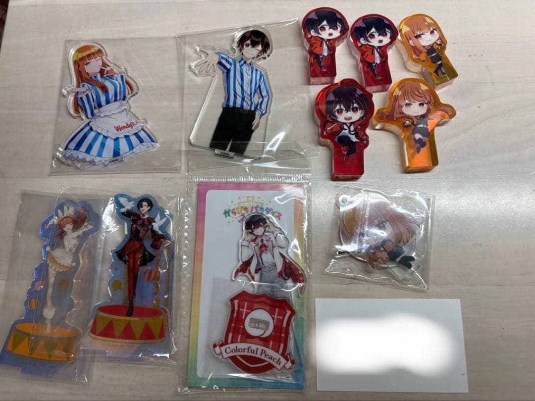 カラフルピーチ からぴち ゆあんくん えと まとめ売り アクスタ キーホルダー