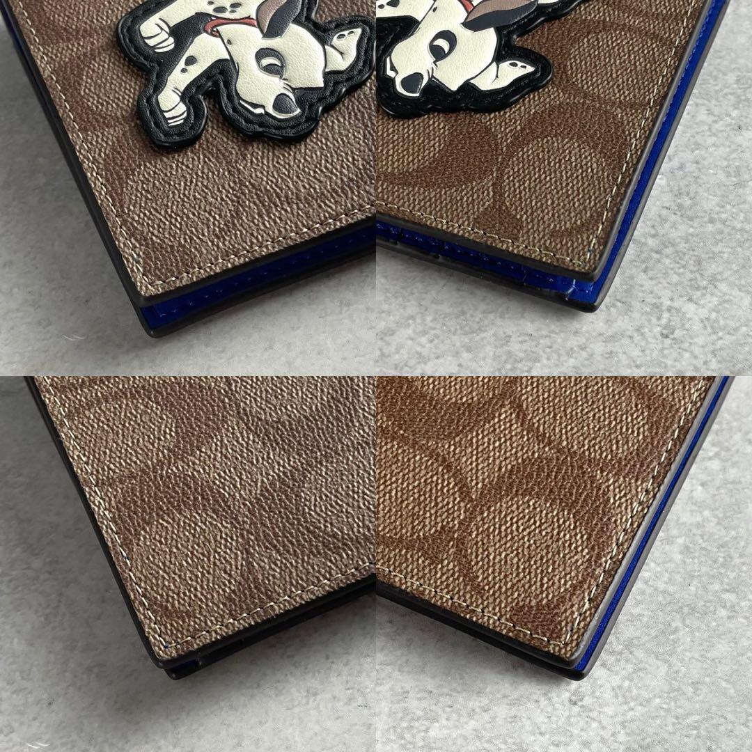 希少✨コーチ 二つ折り財布 PVC ディズニーコラボ パスケース/箱付き