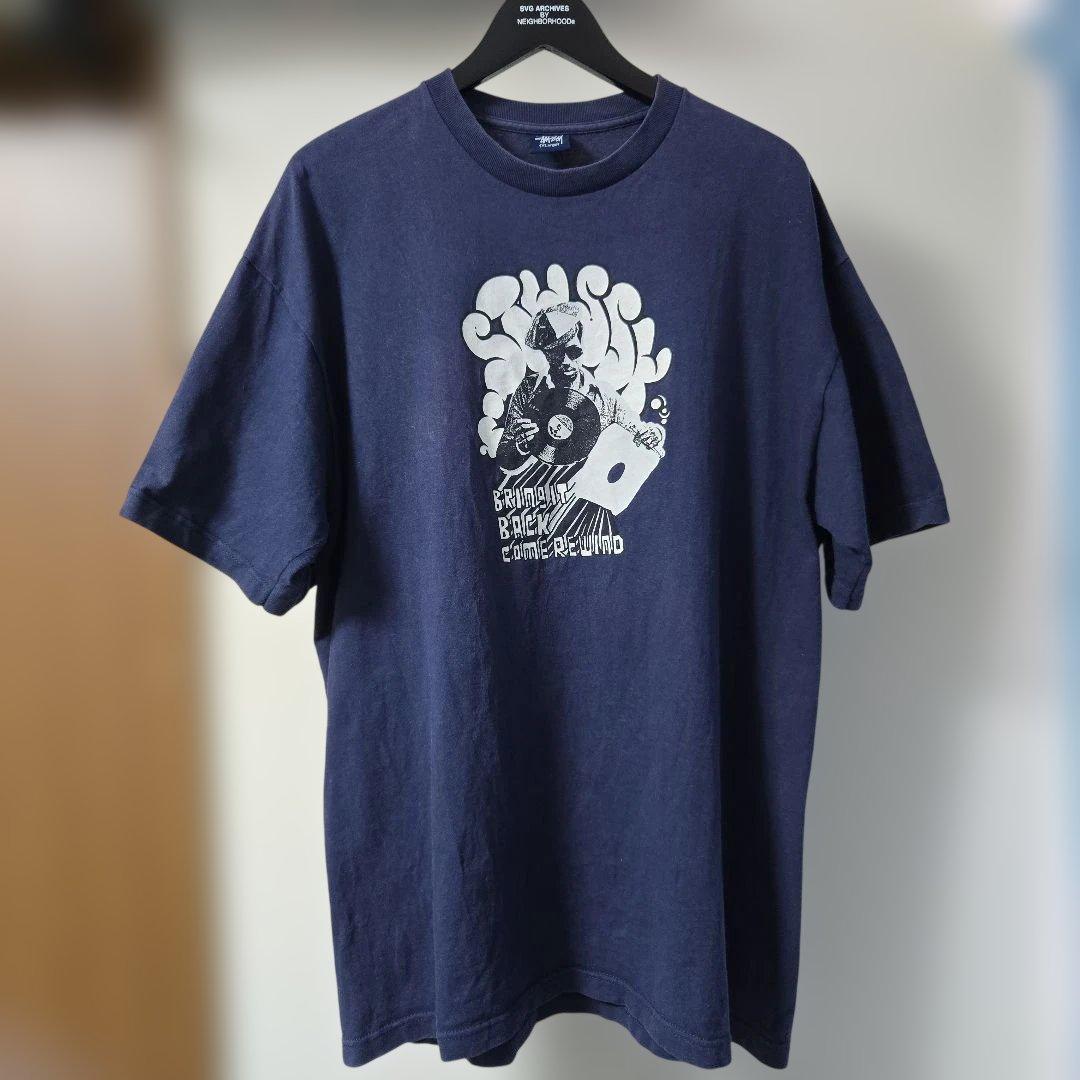 90s old stussy 紺タグ ステューシー Tシャツ xl