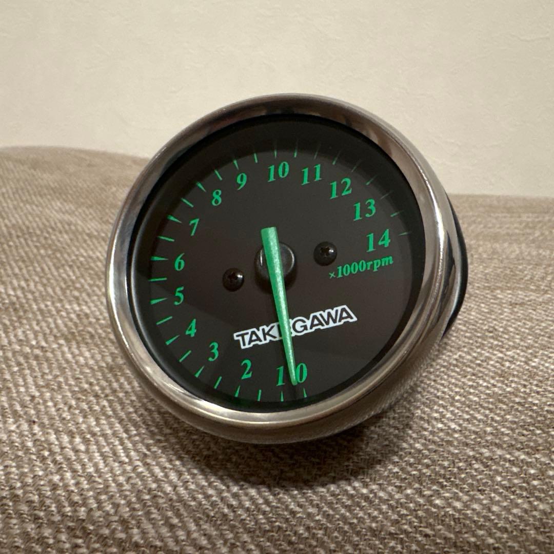 TAKEGAWA タコメーター 6V/12V 14000rpm