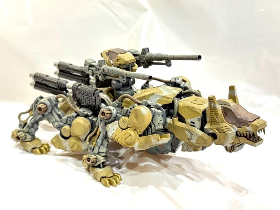 コトブキヤ コマンドウルフ 迷彩 汚し塗装 ウェザリング プラモデル HMM